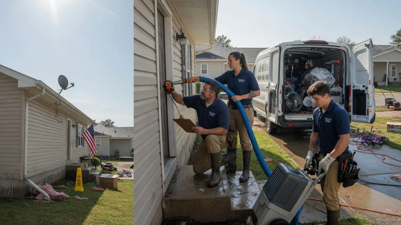Ceiling Water Damage Restoration in Richland Center, WI near me
